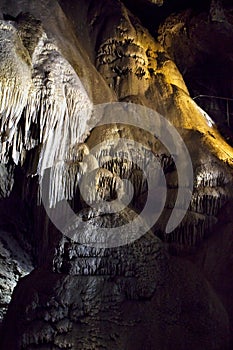 High Tatras - Tatranska Kotlina - Belianska Cave: known bizarre rock shapes and incidence of Kalcit Sintra fill