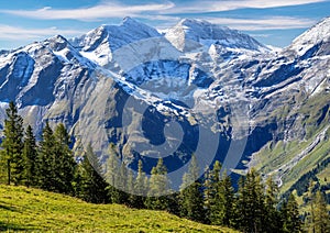 High Tauern mountain range in Austria