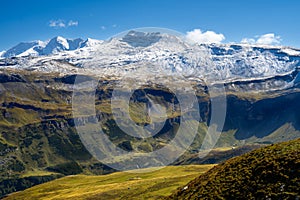 High Tauern mountain range in Austria