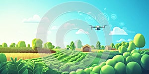 High-Tech Agricultural Field Merges IoT with Drones to Improve Crops and Boost Sustainability photo