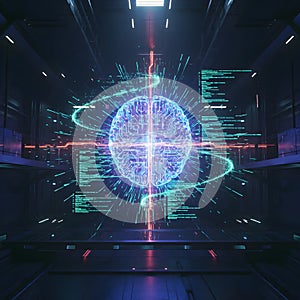 High-Tech Artificial Intelligence Neural Core