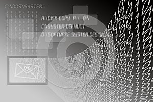 High Tech Background Gray