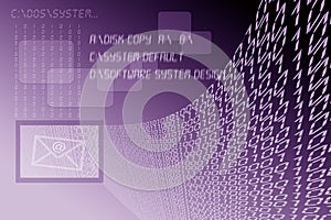 High Tech Background Lilac