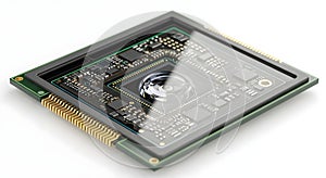 High-Tech Camera Image Sensor with Lens Element