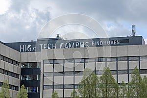 High tech campus Eindhoven logo on building