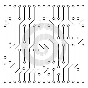 High tech circuit board texture beautiful banner wallpaper design illustration .