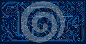 High-tech Circuit board vector illustration.