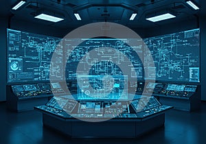 Futuristic Control Room