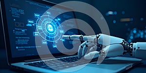 Futuristic Virtual Assistant Interface