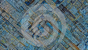 Sci Fi Tech Machine Endsheet and Endpaper Texture for Book Interior