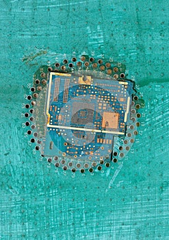 High Tech grunge background