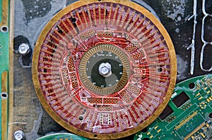 High Tech grunge background