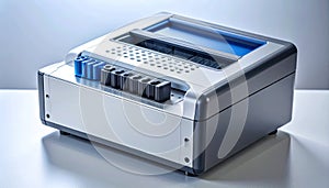 High-Tech Laboratory Analysis Device on a Clean Surface