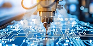 High Tech Manufacturing Precision Robotic Assembly of Circuit Board