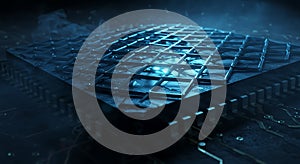 High-tech quantum processor core infrastructure