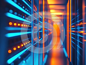 High Tech Server Room