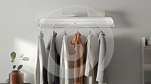 High-Tech Smart Clothes Hanger for Modern Entryways