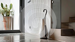 High-Tech Smart Umbrella Stand for Modern Entryways