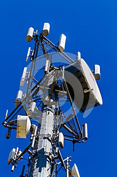 High-Tech Sophisticated Electronic Communications Tower