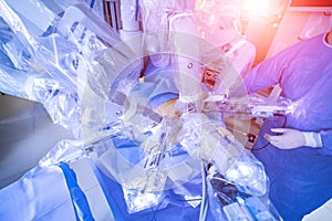 High tech surgery robot used for operating in minimally invasive surgery