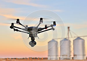 High-Tech Survey Camera Drone in Agriculture (UAV / UAS)