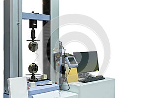 High technology and accuracy of automatic two vises tensile strength testing machine for material property test and analysis with