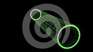 High technology in heavy industry. Wireframe tube, steel pipes