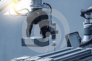 The high technology material handling process by automatic robotic system