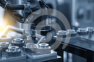 The high technology material handling process by automatic robotic system