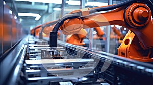 The high technology material handling by robotic system