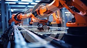 The high technology material handling by robotic system