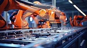 The high technology material handling by robotic system