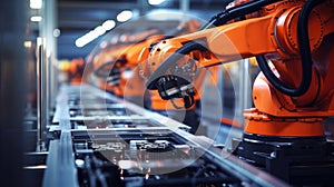 The high technology material handling by robotic system