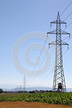 High tension electricity