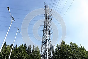 High tension line