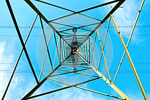 High tension line structure