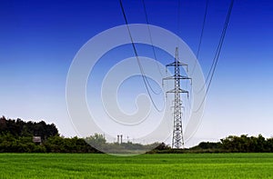 High tension line