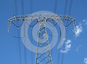 High-tension line and Transformer