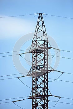 High tension power line electrical wire