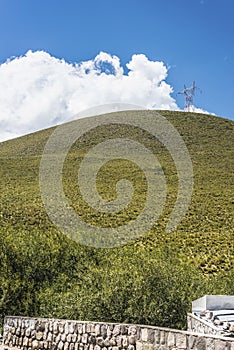 High tension power line in Tucuman, Argentina.