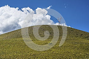 High tension power line in Tucuman, Argentina