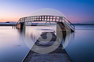 High Tide at the Bridge to Nowhere