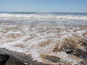 High tide on Torquay Beach