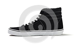 High Top Canvas Sneaker