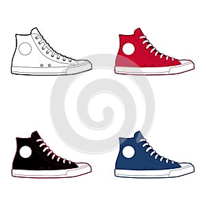 High Top Sneakers 1