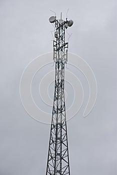 High transmitter tower