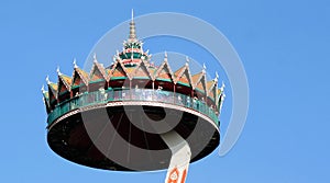high turning pagoda in the sky at the efteling themepark
