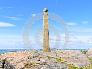 High up on Birchen Edge stands Nelsons 200yr old monument