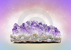 High Vibrational Amethyst Crystal Stone