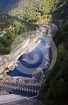 High view of a Dam